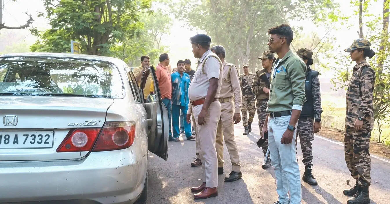 झाड़ग्राम में चुनाव से पहले कड़ा सुरक्षा घेरा और सख्त निगरानी