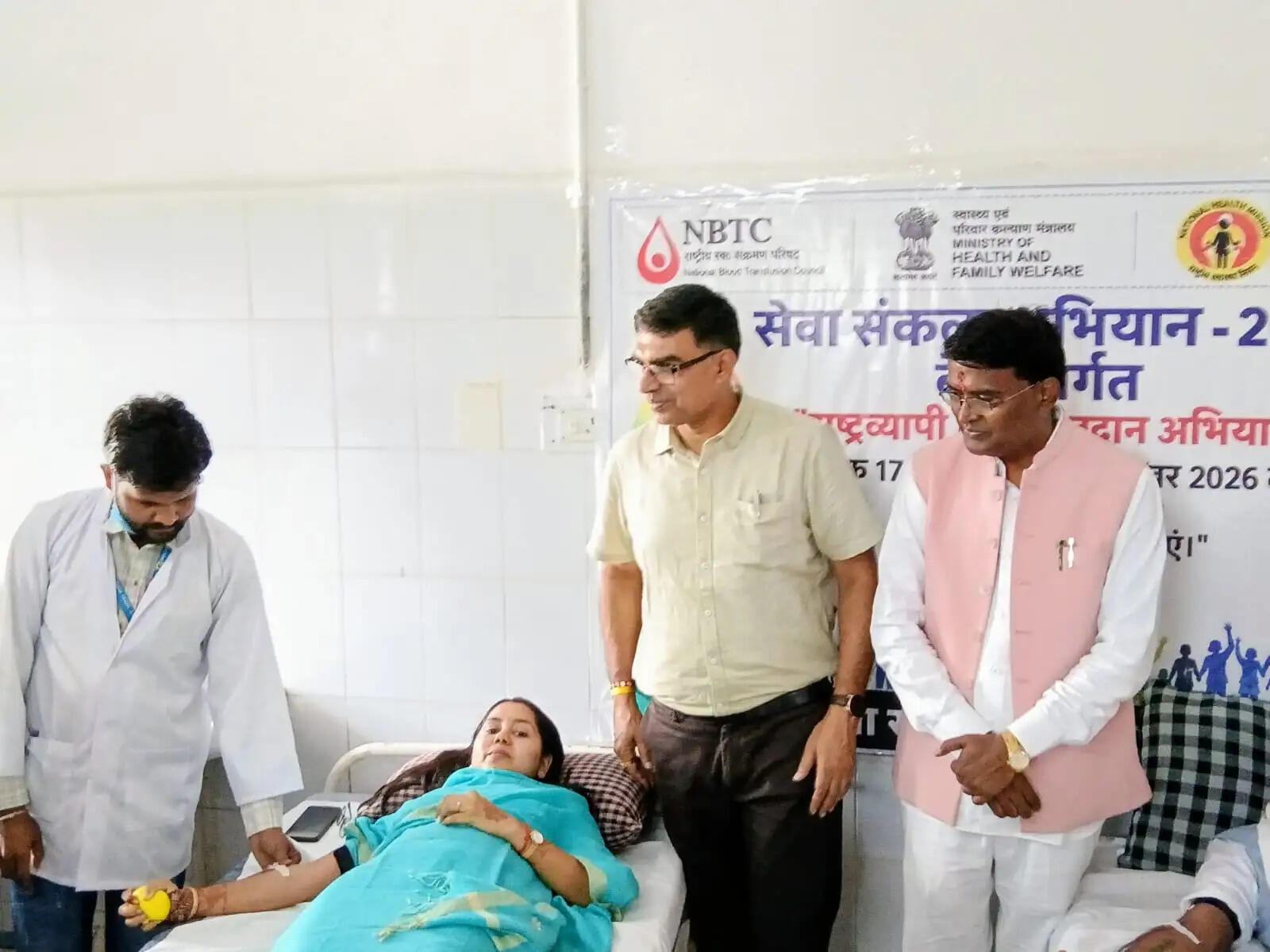 अनूपपुर: सेवा संकल्प अभियान: 110 यूनिट रक्त संग्रह, जिला प्रशासन और भाजपा युवा मोर्चा का रक्तदान