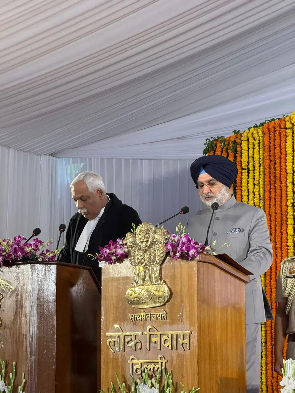 तरनजीत सिंह संधू ने दिल्ली के उपराज्यपाल के रूप में ली शपथ