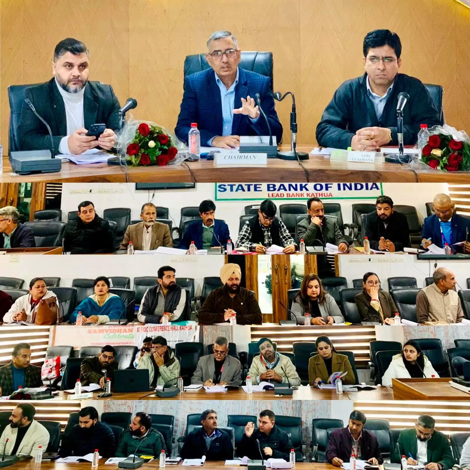 डीसी ने डीसीसी और डीएलआरसी की बैठक में बैंकों के प्रदर्शन की समीक्षा की, ऋण प्रवाह, कृषि ऋण और सामाजिक सुरक्षा कवरेज में सुधार पर दिया जोर