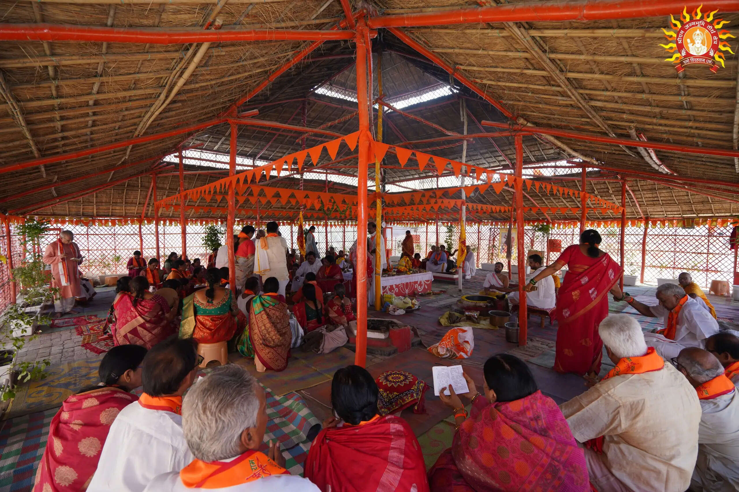 श्रीराम जन्मभूमि मन्दिर की यज्ञशाला में आयोजित हुआ गीता यज्ञ
