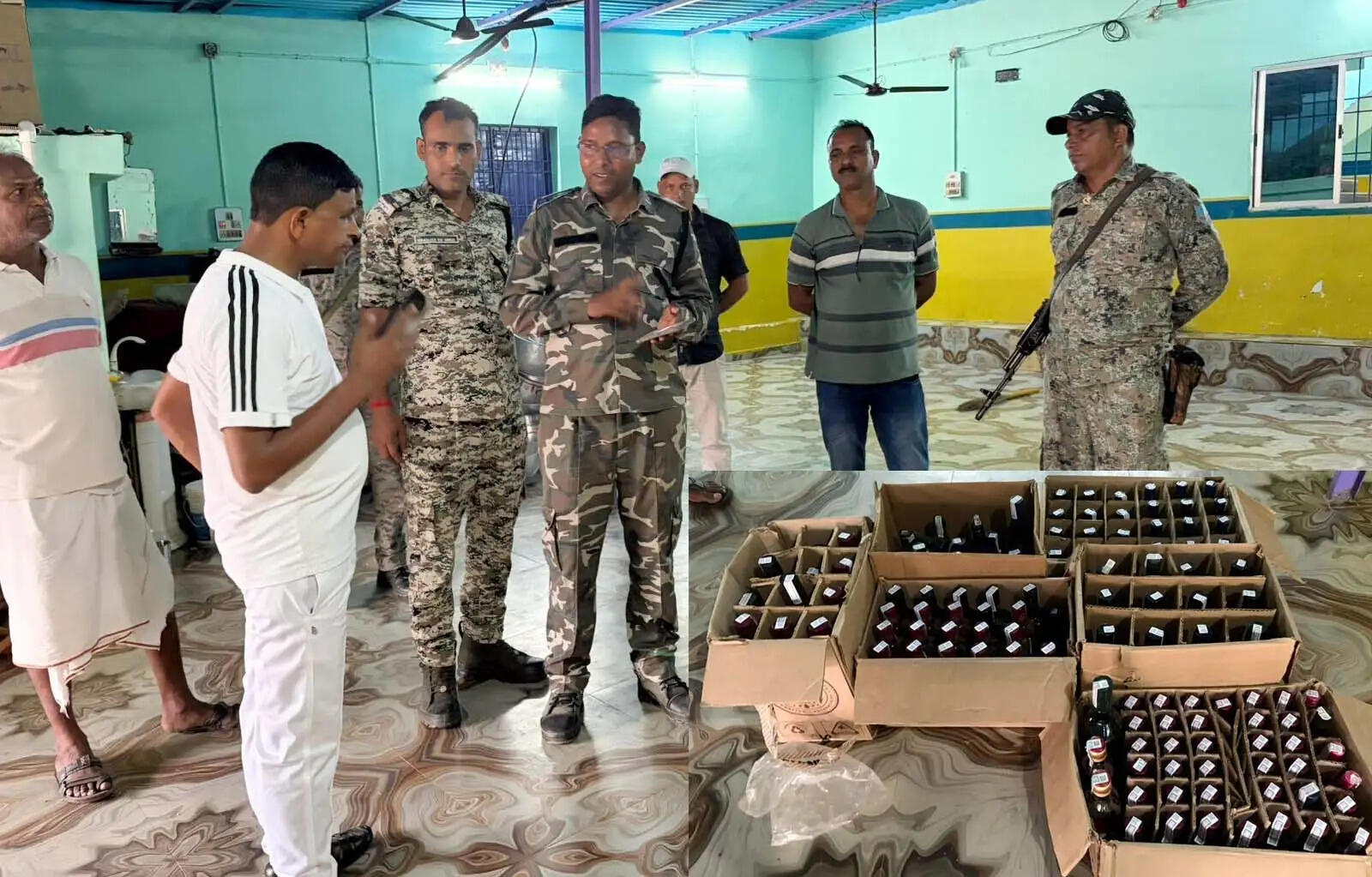 रजरप्पा मंदिर के पास होटल से भारी मात्रा में विदेशी शराब जब्त, मामला दर्ज