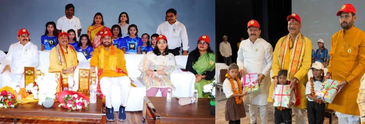 जिला पंचायत अध्यक्ष सहित विधायक ने नवप्रवेशी बच्चों को बांटी पुस्तक-चॉकलेट