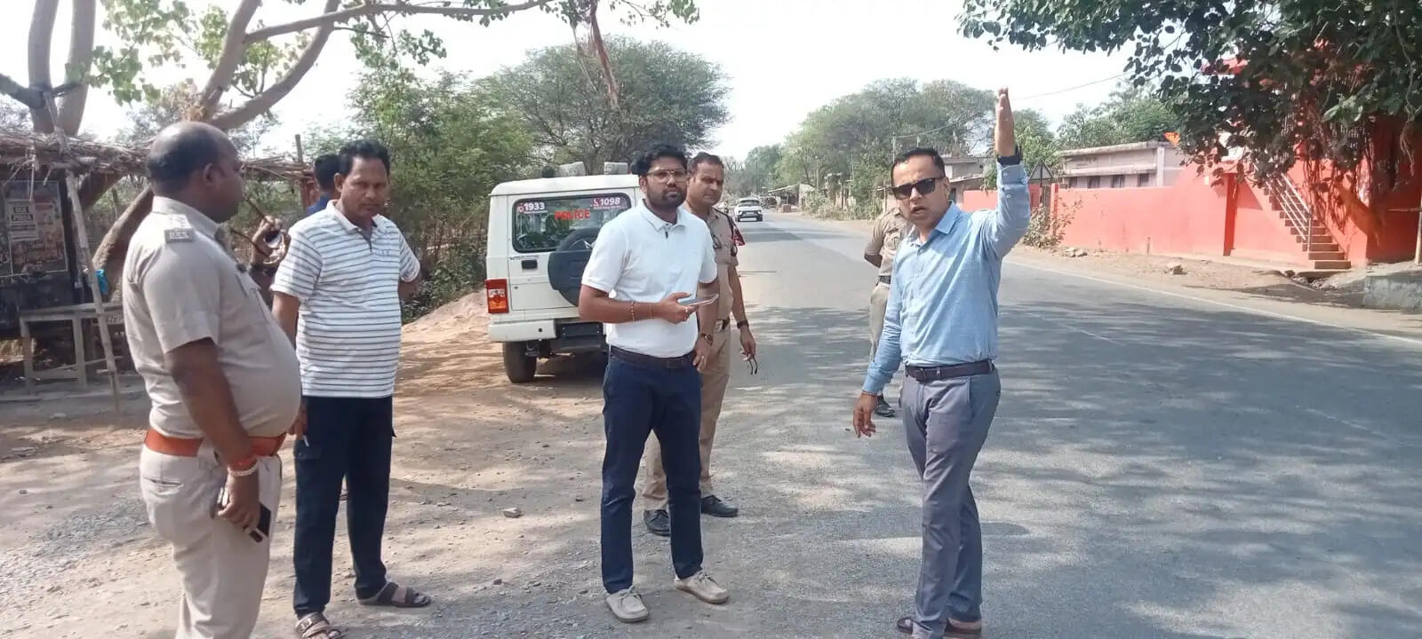 जांजगीर-चांपा में सड़क हादसों की रोकथाम के लिए संयुक्त निरीक्षण, ब्लैक स्पॉट पर होगा सुधार कार्य