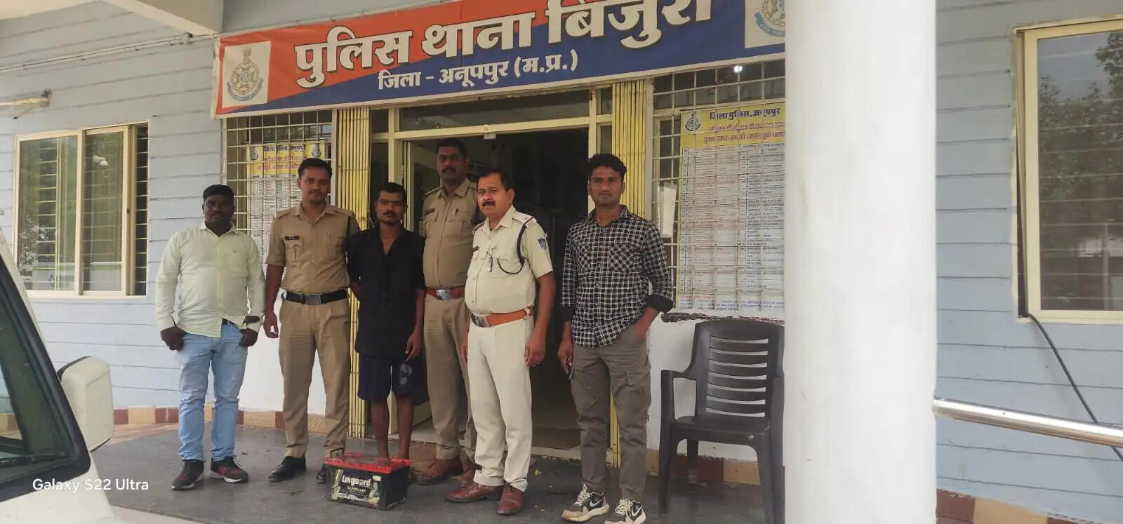 अनूपपुर: ट्रैक्टर से बैटरी चोरी के आरोपी दामाद गिरफ्तार