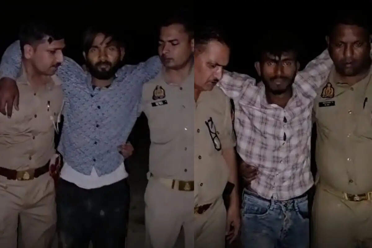 मनौना श्याम मंदिर से अगवा बच्चा बरामद, मुठभेड़ में दो अपहरणकर्ता गिरफ्तार