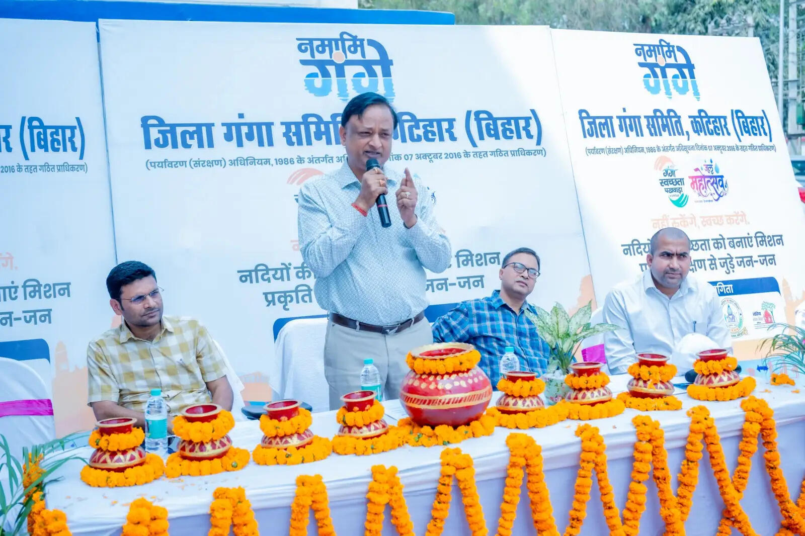 गंगा स्वच्छता पखवाड़ा का शुभारंभ, जल संरक्षण पर जोर