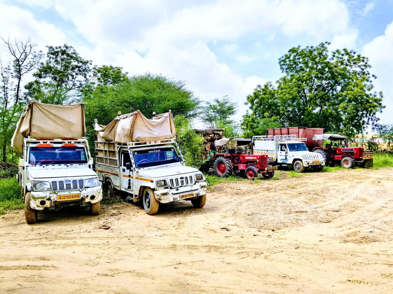 अवैध लकड़ी कटान एवं परिवहन के विरुद्ध वन विभाग की कार्रवाई&nbsp;:&nbsp;ट्रक वन उपज,&nbsp;पिकअप एवं ट्रैक्टर जब्त