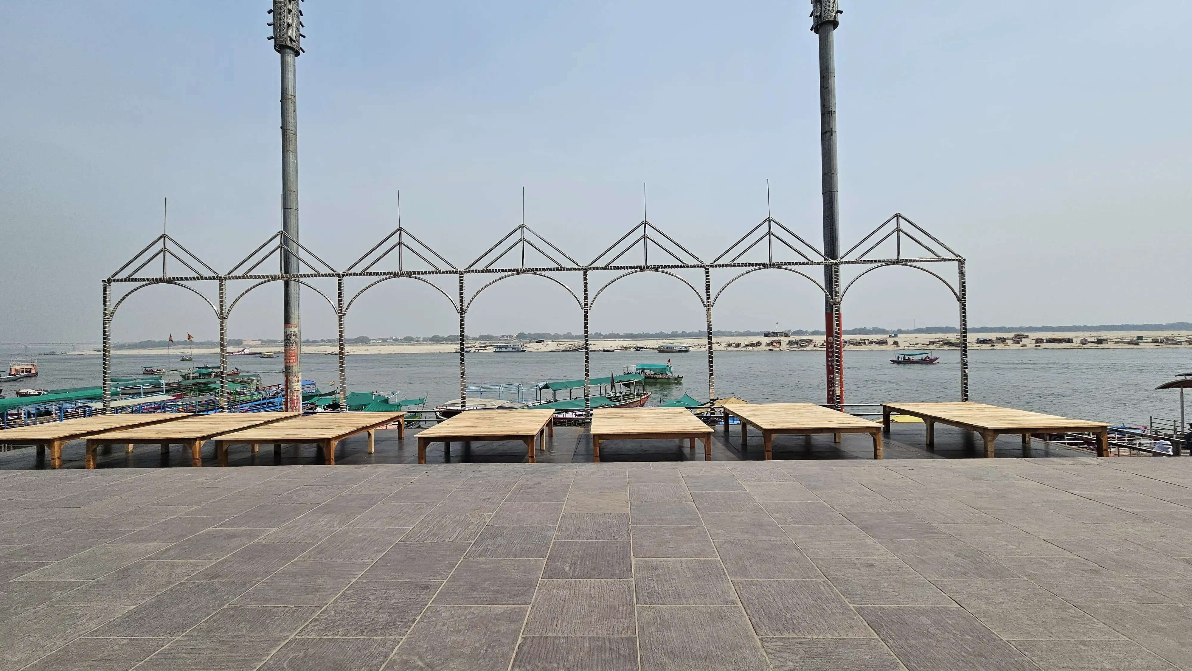 सनातनी नववर्ष के पहले दिन से ललिता घाट पर गंगा आरती की शुरुआत