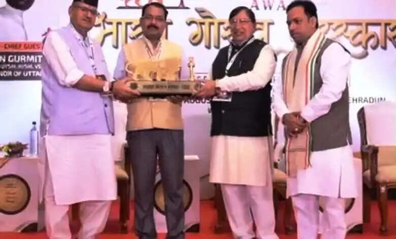 कुमाऊं विवि के नवनियुक्त कुलपति प्रो. सतपाल बिष्ट को ‘भारत गौरव पुरस्कार 2026’