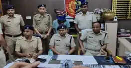 समशेरगंज में जाली नोट व चोरी के मोबाइल बरामद, दो गिरफ्तार