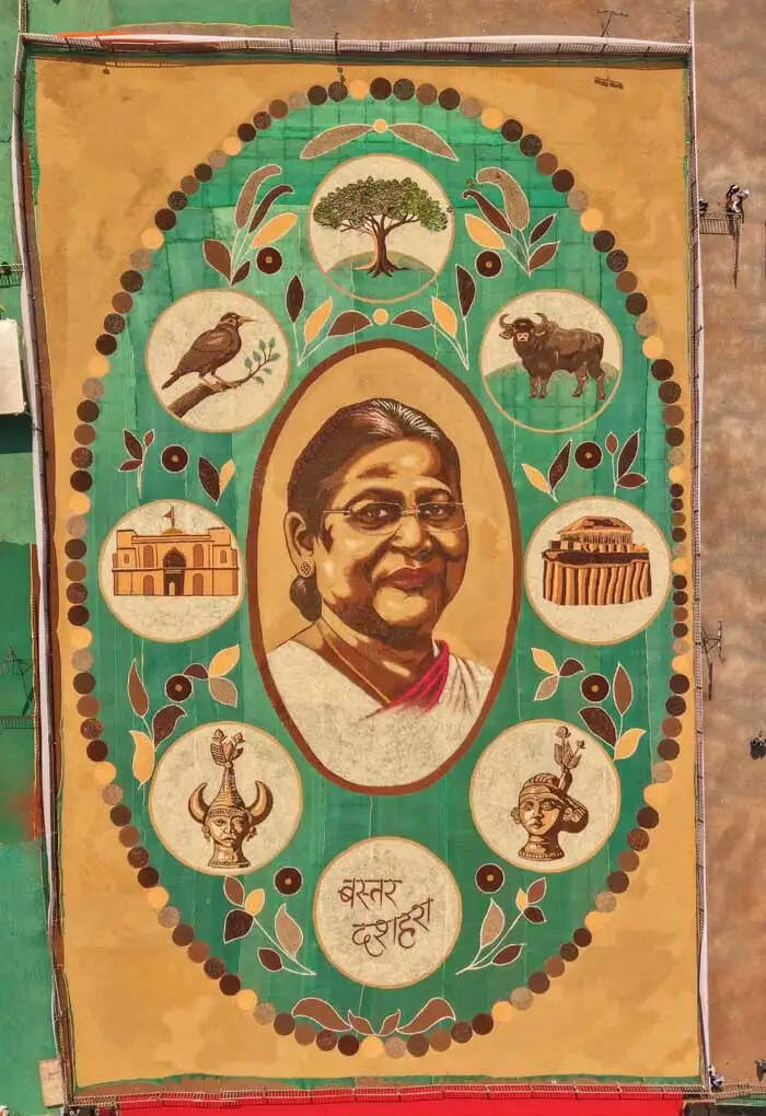 20,700 वर्गफीट की रंगोली काे गोल्डन बुक ऑफ वर्ल्ड रिकॉर्ड ने किया प्रमाणित