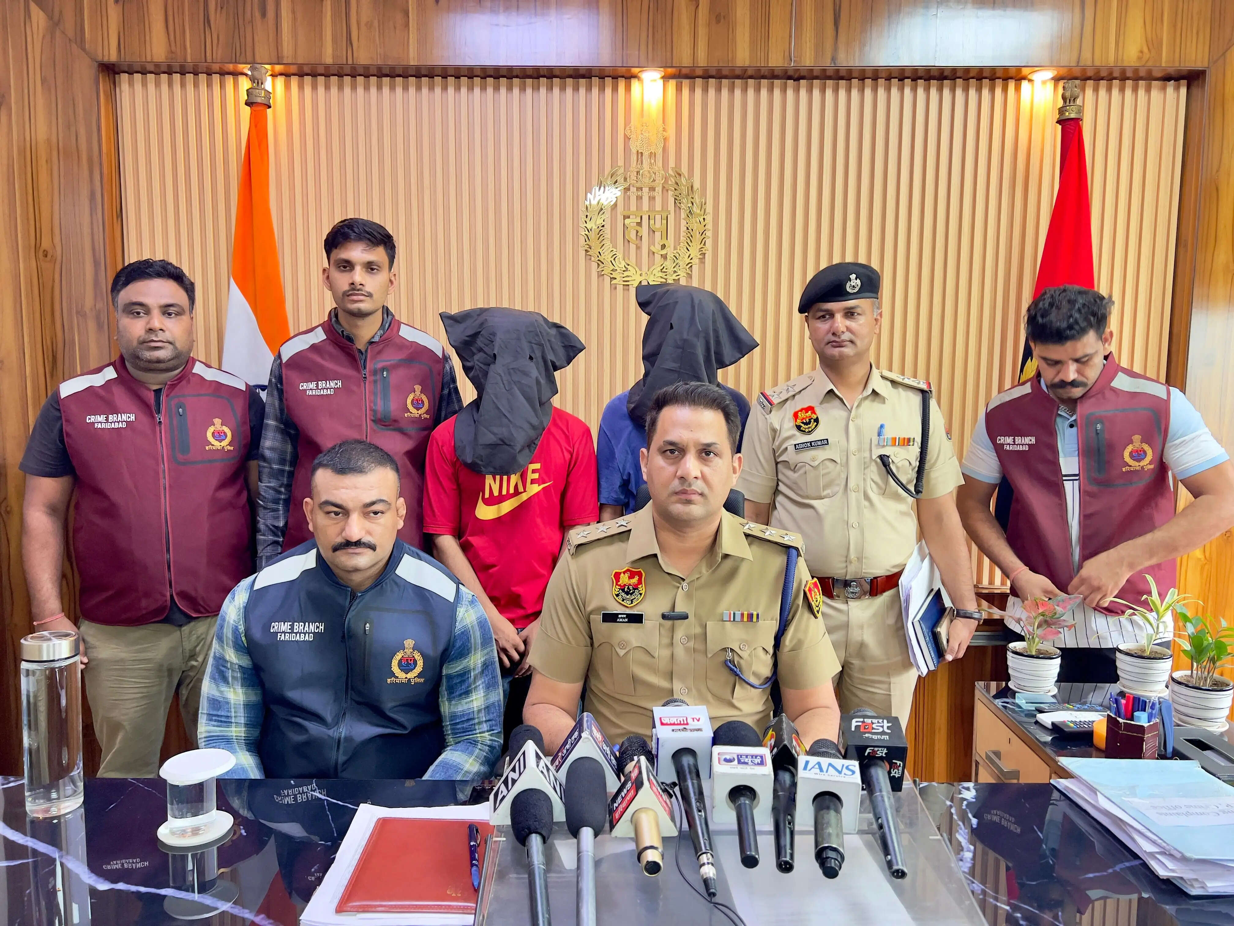 फरीदाबाद : प्रॉपर्टी डीलर का अपहरण कर लूटपाट करने वाले दो बदमाश गिरफ्तार