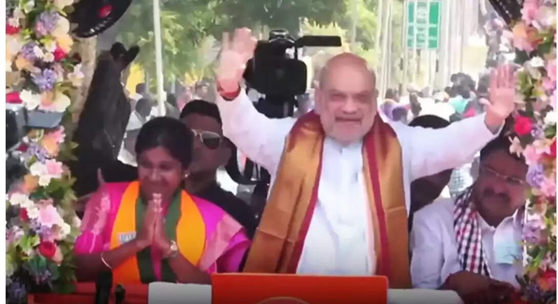 तमिलनाडु चुनाव : केंद्रीय गृह मंत्री अमित शाह का ईरोड-चेन्नई में रोड शो, भाजपा उम्मीदवारों के लिए मांगे वोट