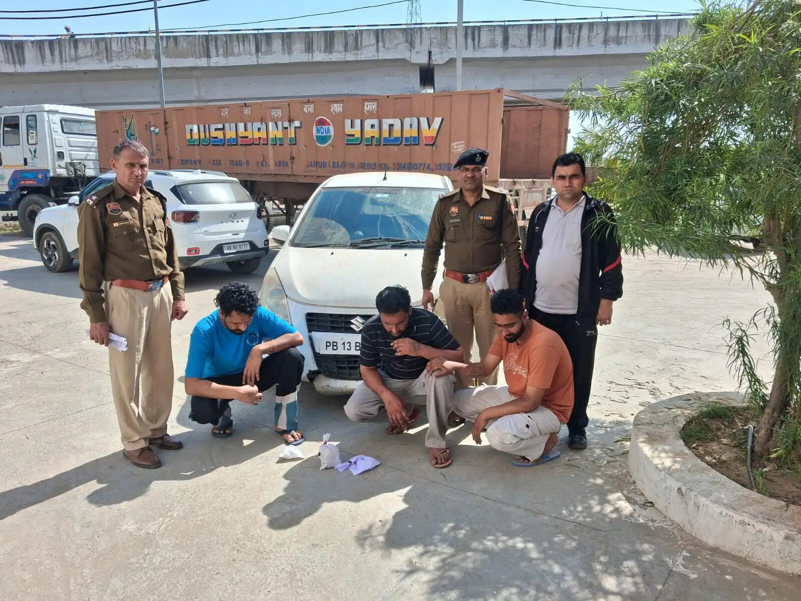 जींद : 36.82 ग्राम हेरोइन (चिट्टा) सहित तीन गिरफ्तार