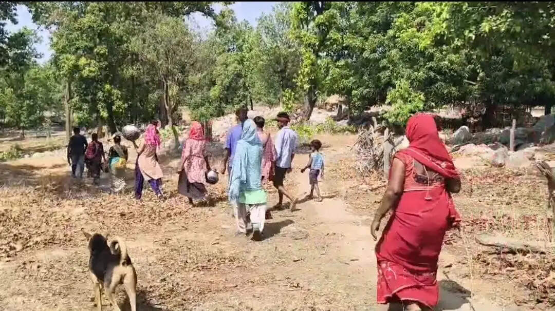कोरबा : पहाड़ की चोटी पर बसा आमापानी, जहां आज भी पानी, सड़क और बिजली के लिए संघर्ष कर रहे ग्रामीण