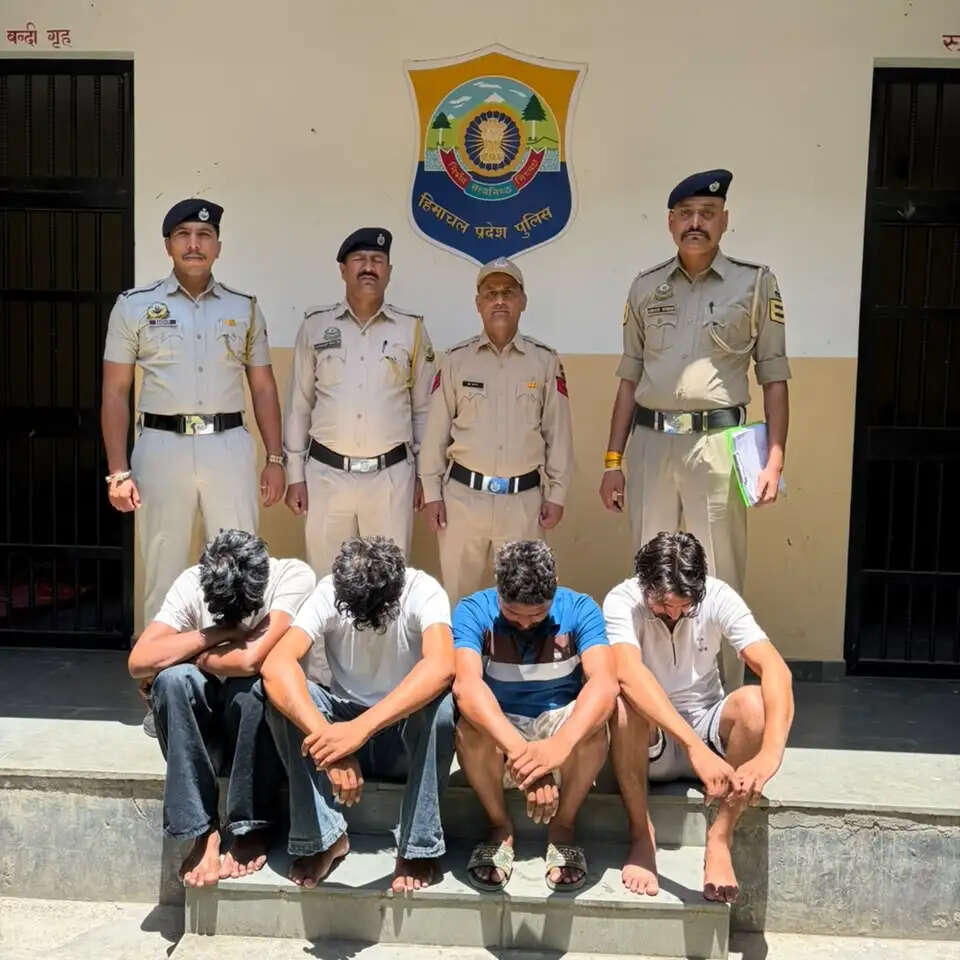 शिमला में पर्यटक बनकर पहुंचे पंजाब के चार युवकों से पकड़ा चिट्टा, गिरफ्तार