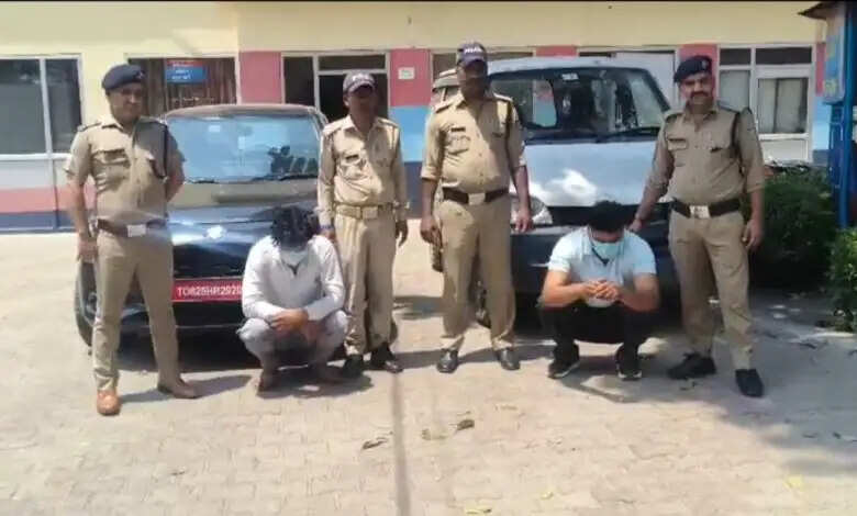 हरिद्वार से कार चुराकर ले गए हरियाणा के दो वाहन चोर दबोचे