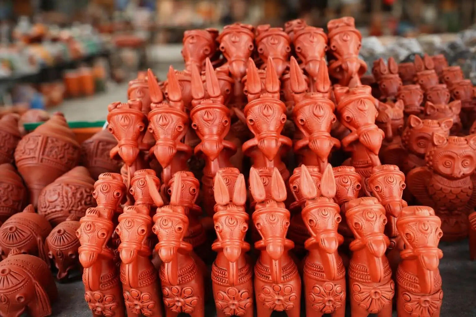 देश-विदेश में पहचान बना रहा बांकुड़ा का टेराकोटा घोड़ा