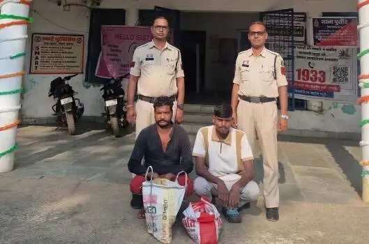 ऑपरेशन आघात के तहत पुसौर पुलिस ने किया अवैध शराब के साथ दो आरोपित गिरफ्तार
