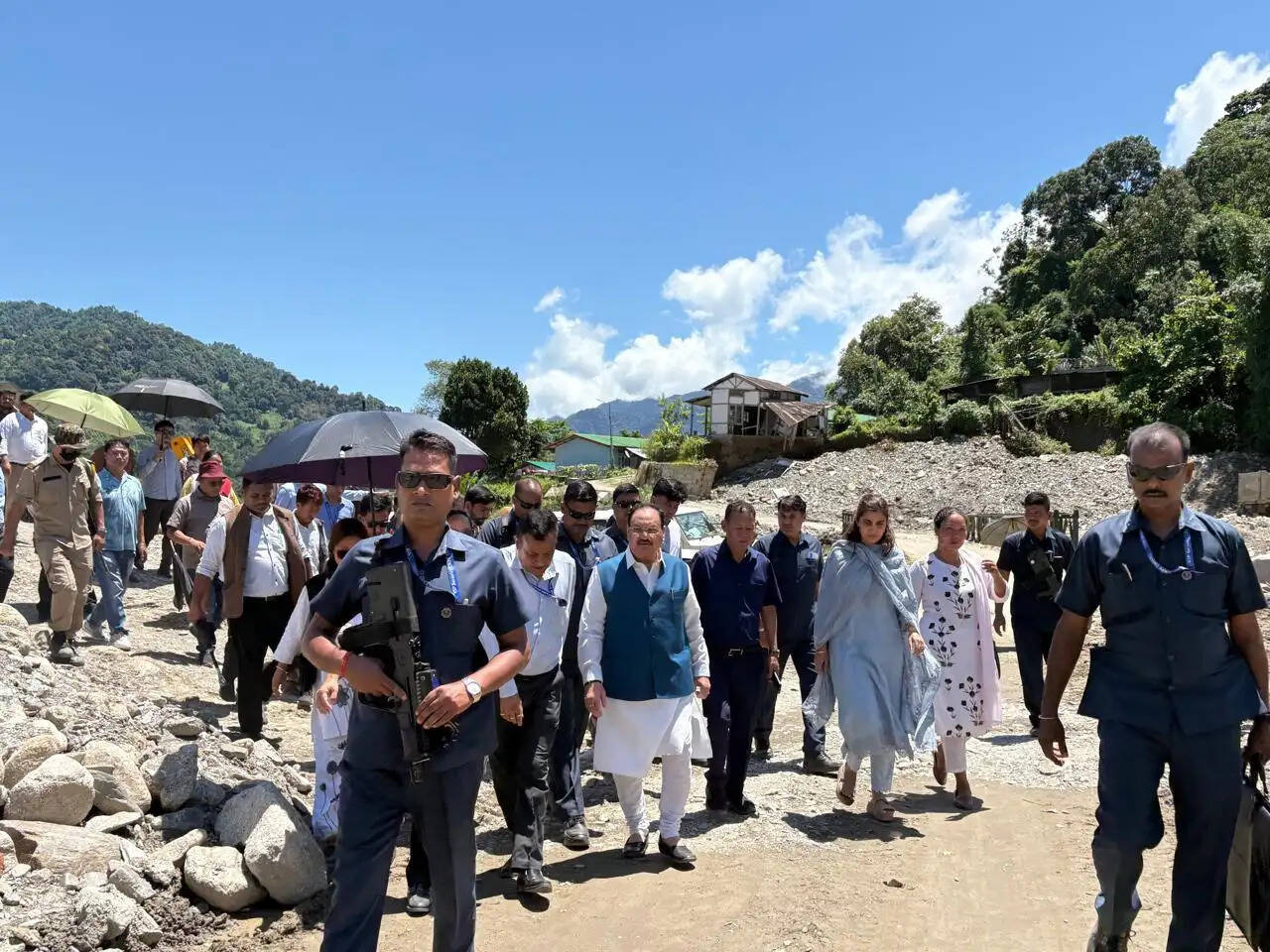 अरुणाचल : जेपी नड्डा ने केयी पान्योर में राहत एवं पुनर्वास कार्यों की समीक्षा की