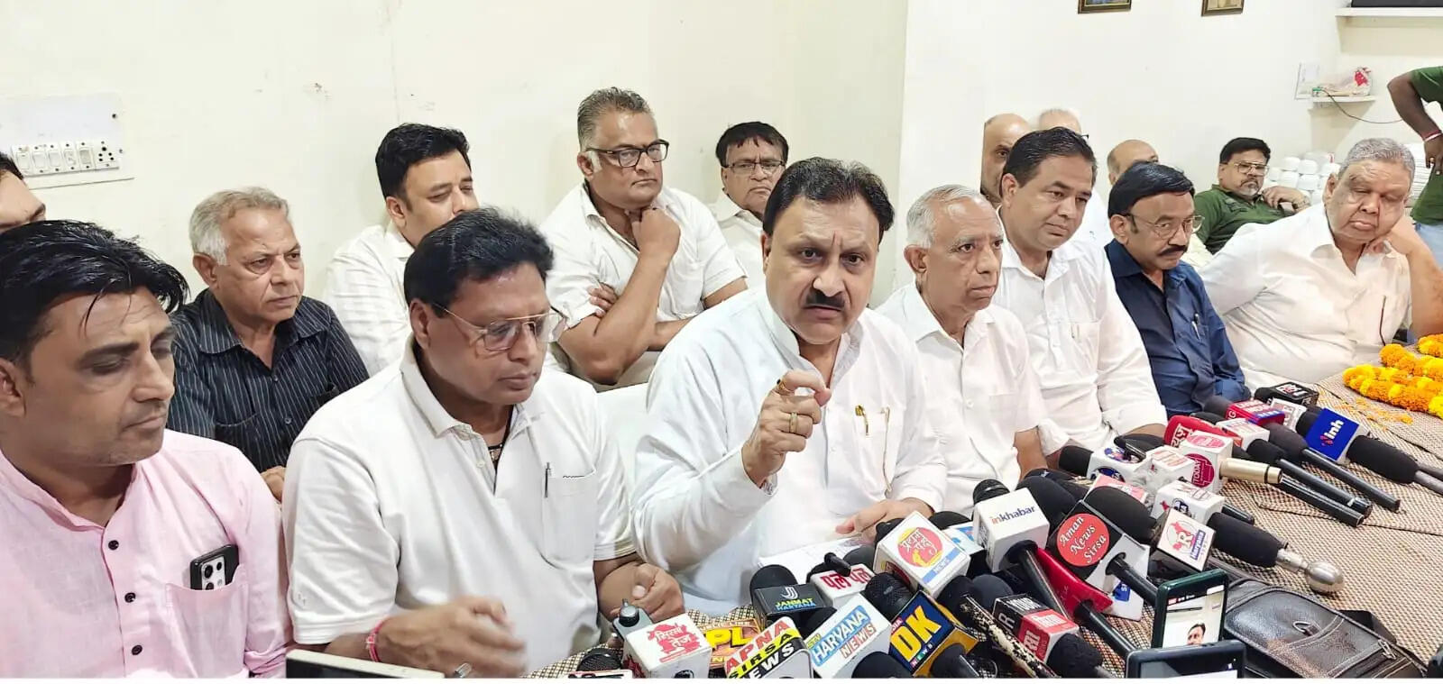 सिरसा: भय व डर दिखाकर व्यापारियों को किया जा रहा नाजायज तंग: बजरंग गर्ग