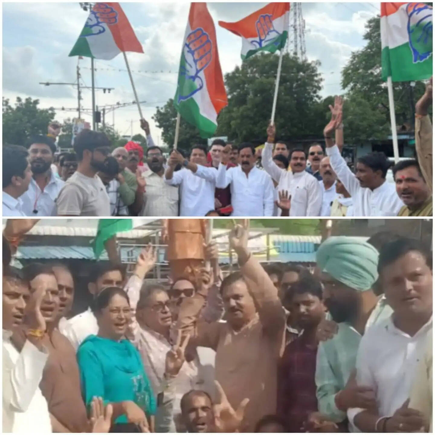 दतिया उपचुनाव में कांग्रेस की जीत पर राजगढ़ जिले में जश्न, कार्यकर्ताओं ने बांटी मिठाइयां