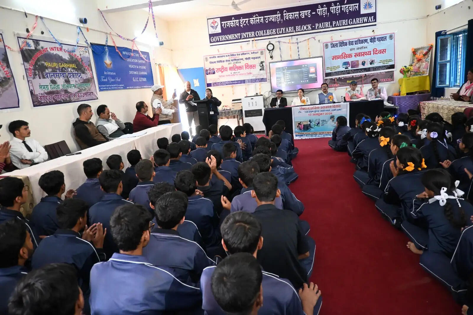 उज्याड़ी में मानसिक स्वास्थ्य और बालिका अधिकारों के प्रति किया जागरूक