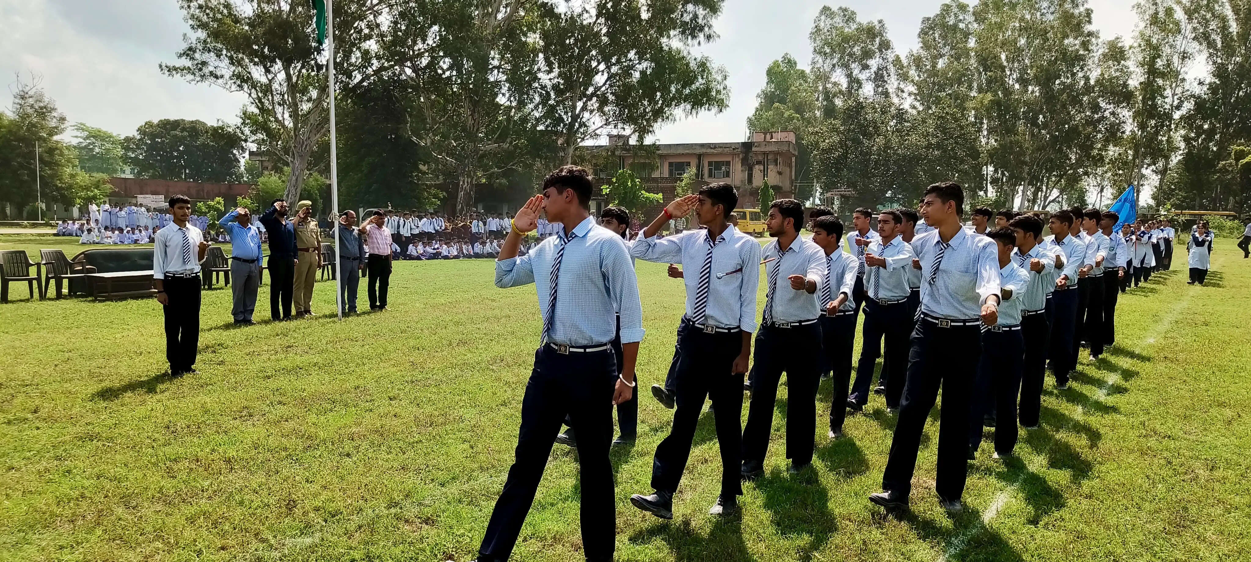 बसोहली में स्वतंत्रता दिवस समारोह की फुल ड्रेस रिहर्सल आयोजित