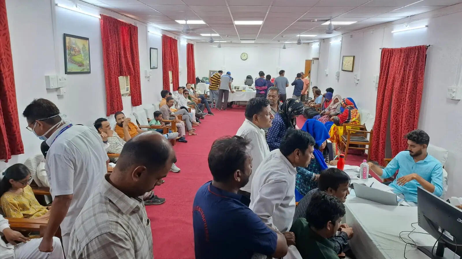 मंडल रेल चिकित्सालय में हुआ टीबी स्क्रीनिंग शिविर