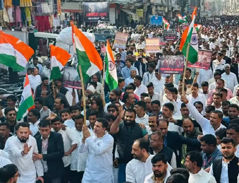 मप्र के इंदौर में दूषित पानी से मौतों को लेकर कांग्रेस का प्रदर्शन, न्याय यात्रा में दिग्गज नेता हुए शामिल