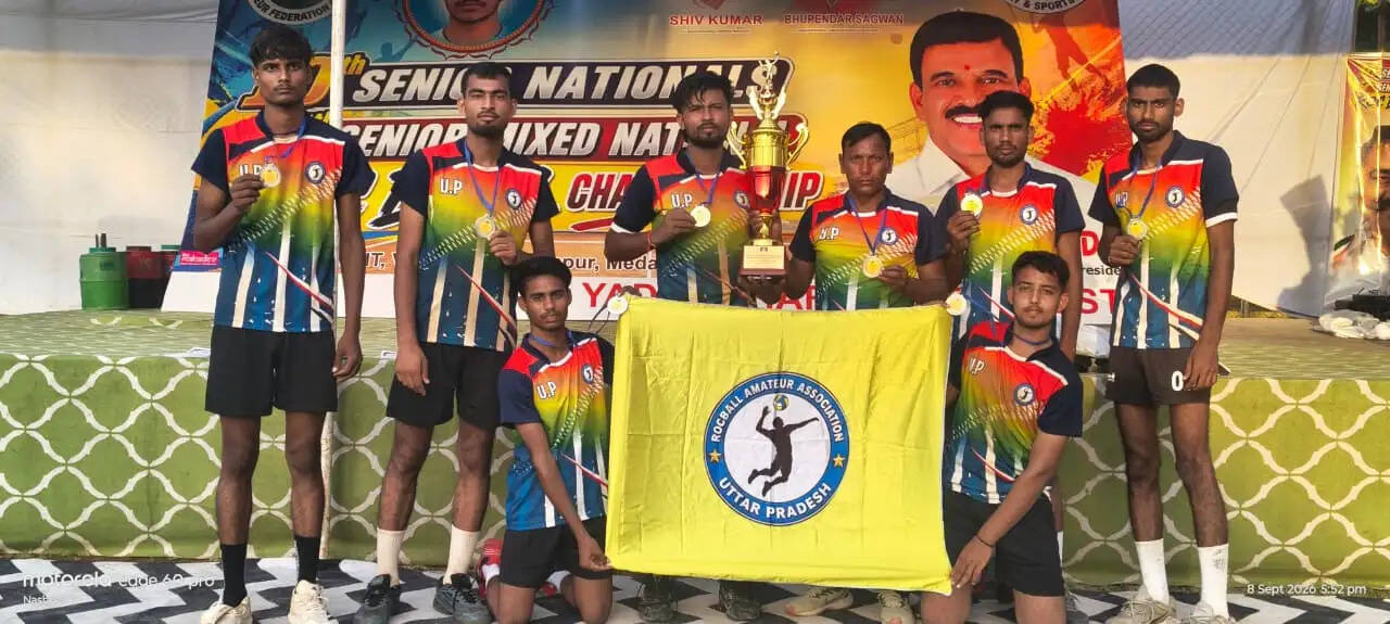 राॅकबाल खेल में बांदा के खिलाड़ियों ने किया दमदार प्रदर्शन, यूपी टीम बनी राष्ट्रीय उपविजेता