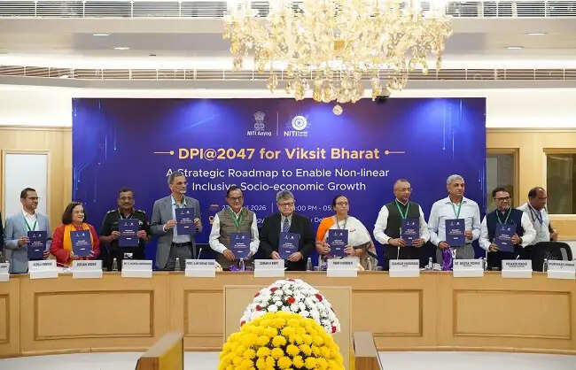 नीति आयोग ने भारत की डिजिटल पब्लिक इंफ्रास्ट्रक्चर यात्रा का रोडमैप किया लॉन्च