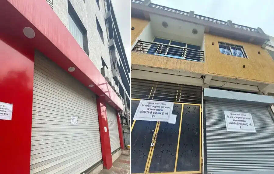भोपाल के रहवासी इलाकों में व्यावसायिक गतिविधियों पर निगम ने की सीलिंग कार्रवाई, 15 से ज्यादा प्रतिष्ठान कराए बंद