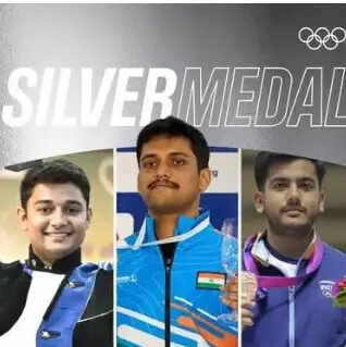 एशियाई खेल: रुद्रांक्ष-अश्वर्य-नीरज की तिकड़ी ने 50 मीटर राइफल थ्री पोजीशन टीम स्पर्धा में जीता रजत