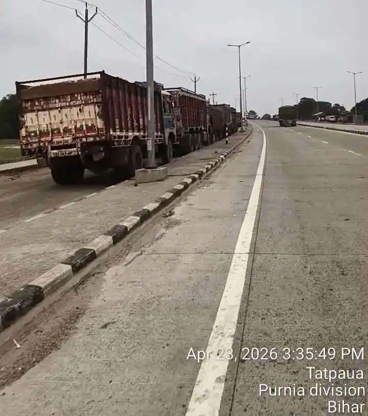 एनएच-327ई पर ओवरलोड ट्रकों का ‘सेफ जोन’ बना गंभीर गढ़, राजस्व को लाखों का नुकसान