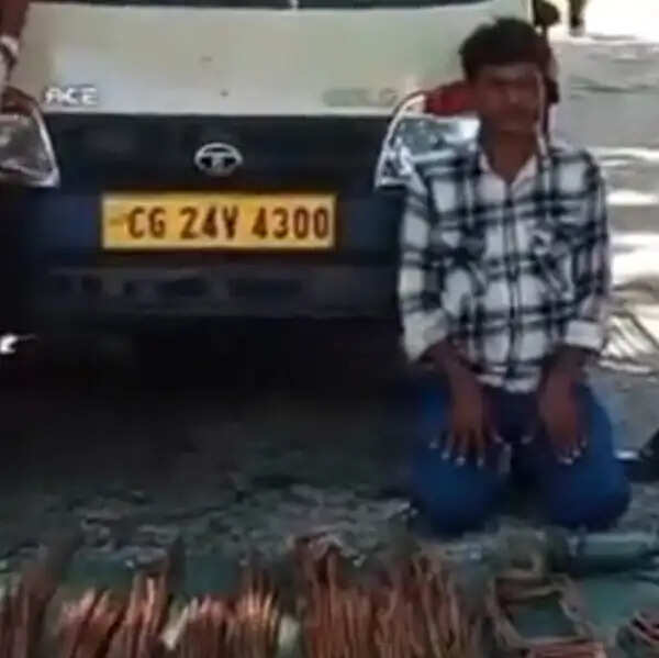सरकारी स्कूल से 300 किलो सरिया चोरी करने वाला आराेपित गिरफ्तार
