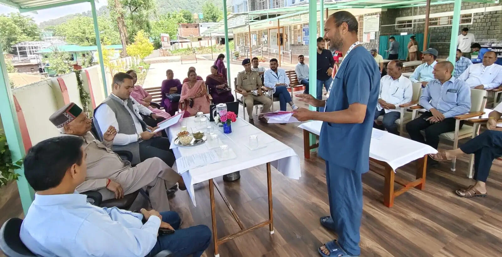 सीएचसी बीड़ में रोगी कल्याण समिति की बैठक आयोजित, आय व्यय और विकास कार्यों पर चर्चा