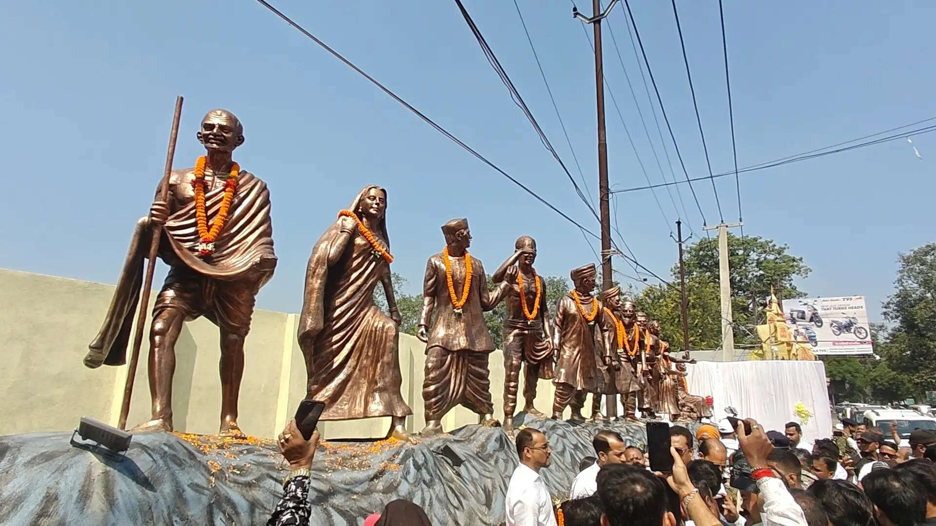रामगढ़ में कारगिल विजय स्मारक सहित कई प्रतिमाओं का अनावरण, जनचेतना अभियान की शुरुआत