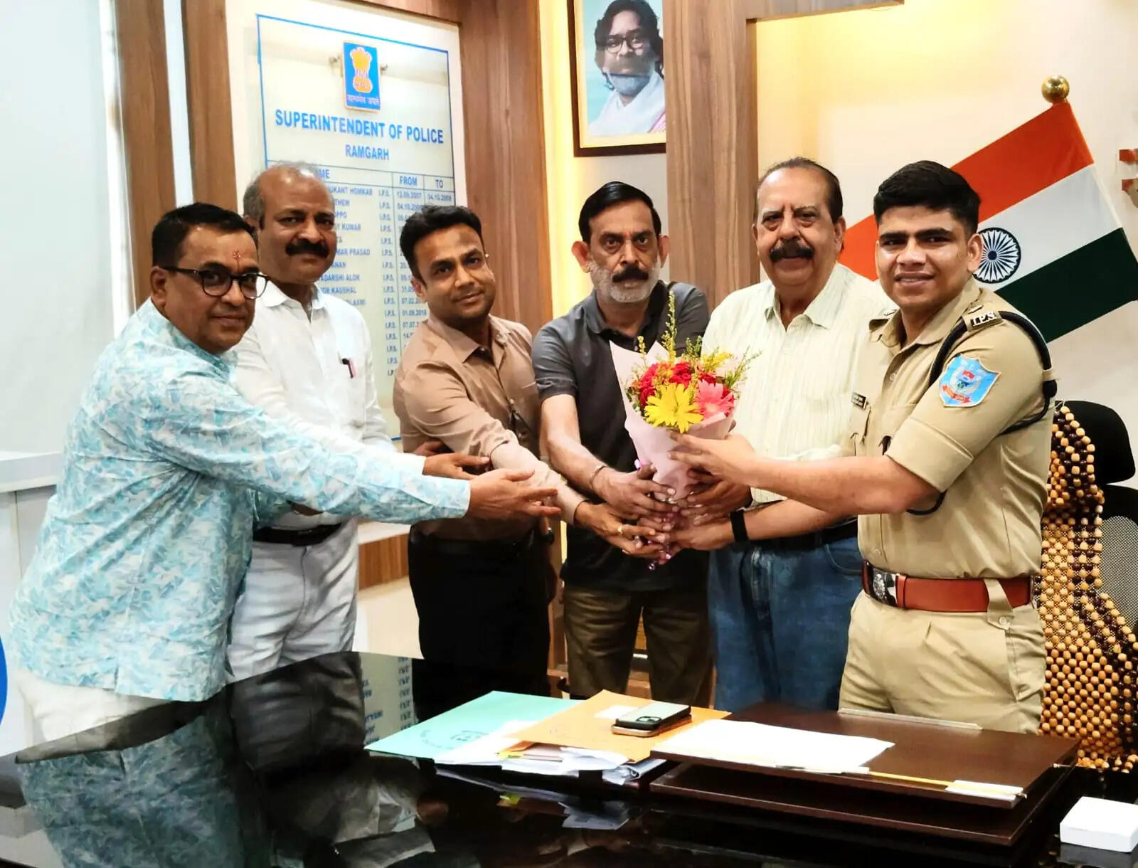 पुलिस प्रशासन व्यवसायियों की सुरक्षा के लिए प्रतिबद्ध : एसपी
