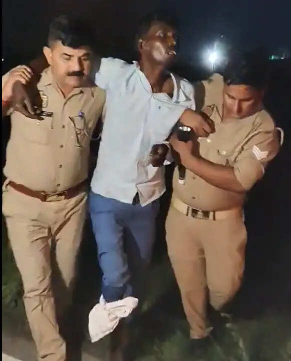 मुठभेड़ में नाबालिग बच्ची से दुष्कर्म का अभियुक्त गिरफ्तार, गोली लगी
