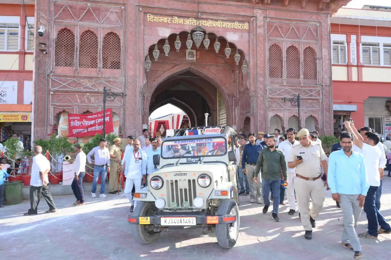 विश्व प्रसिद्ध महावीर जी का लक्खी मेले पर भगवान महावीर के जयकारों के साथ निकलेगी विशाल रथयात्रा