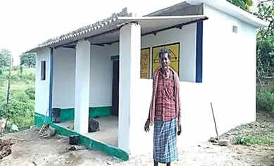 पहाड़ी कोरवा शिवधर को मिला पक्का आशियाना, टपकती छत से मिली राहत