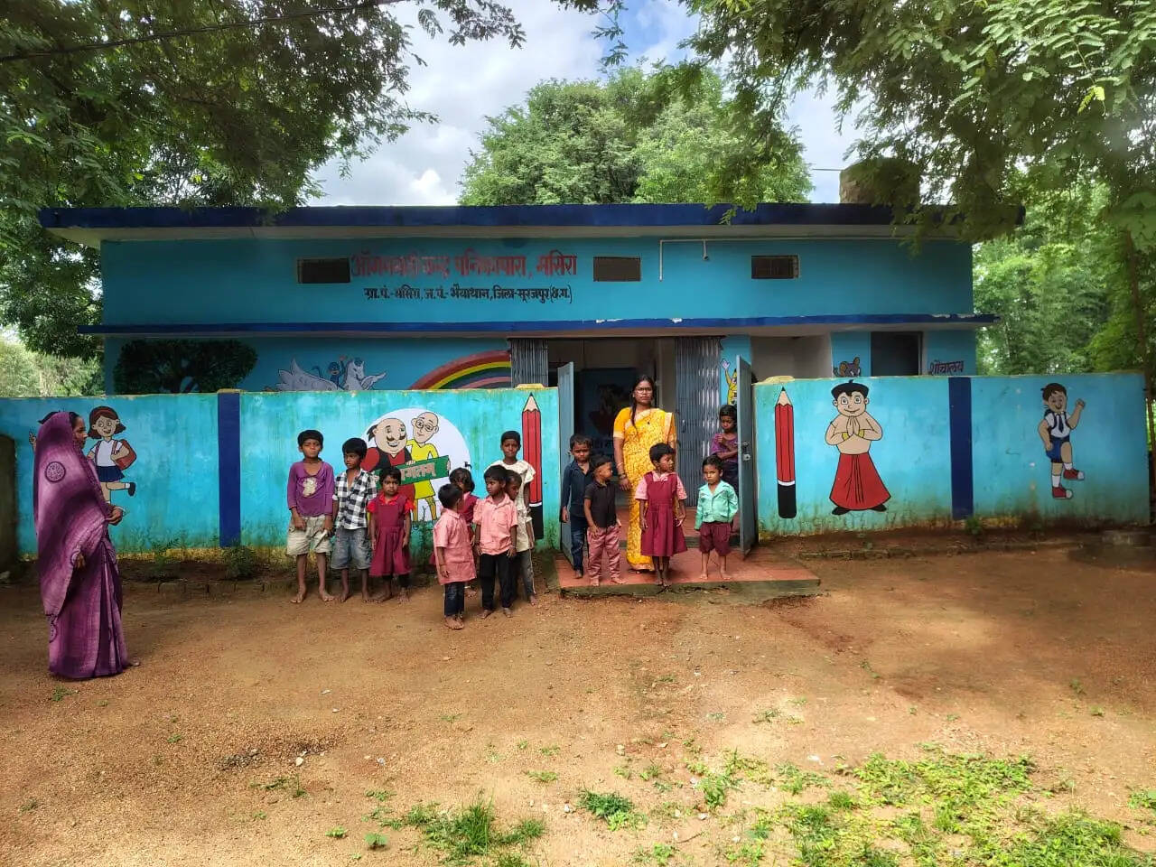 मसीरा में बदली आंगनबाड़ी की तस्वीर, पक्के भवन में अब संवर रहा बच्चों का भविष्य