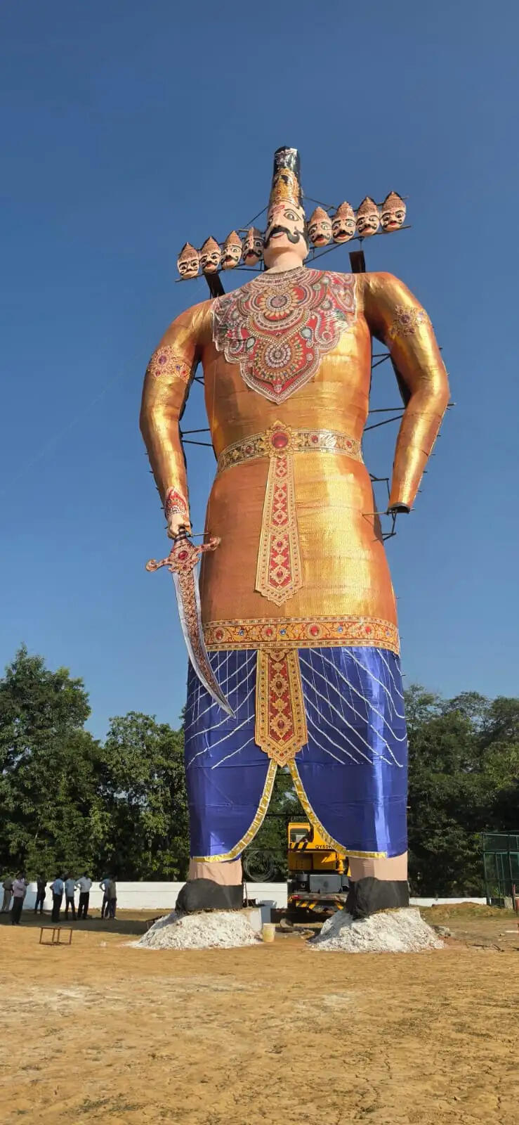 कोरबा के लाल मैदान में होगा 120 फीट ऊंचे रावण के पुतले का दहन, आसमानी आतिशबाजी जगमगाएगा मैदान