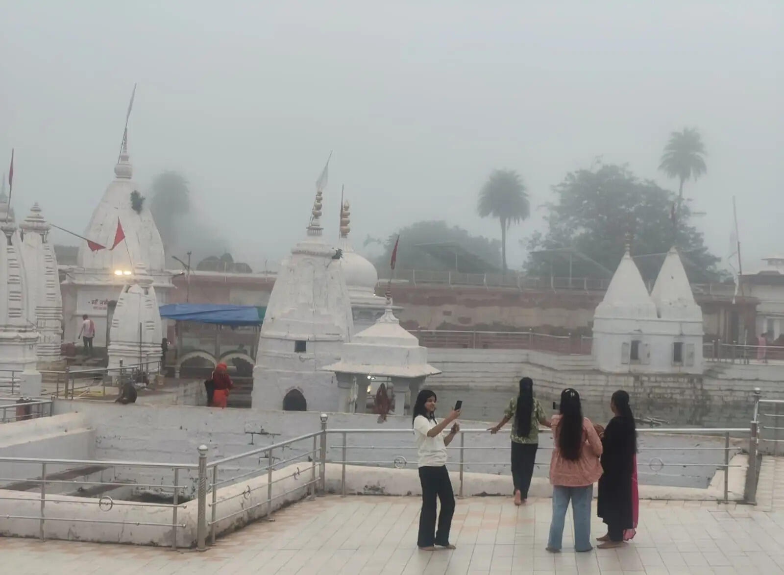अमरकंटक में बारिश-कोहरे का डेरा, ठंडी हवाओं से बढ़ी ठिठुरन; सड़कों पर थमी वाहनों की रफ्तार