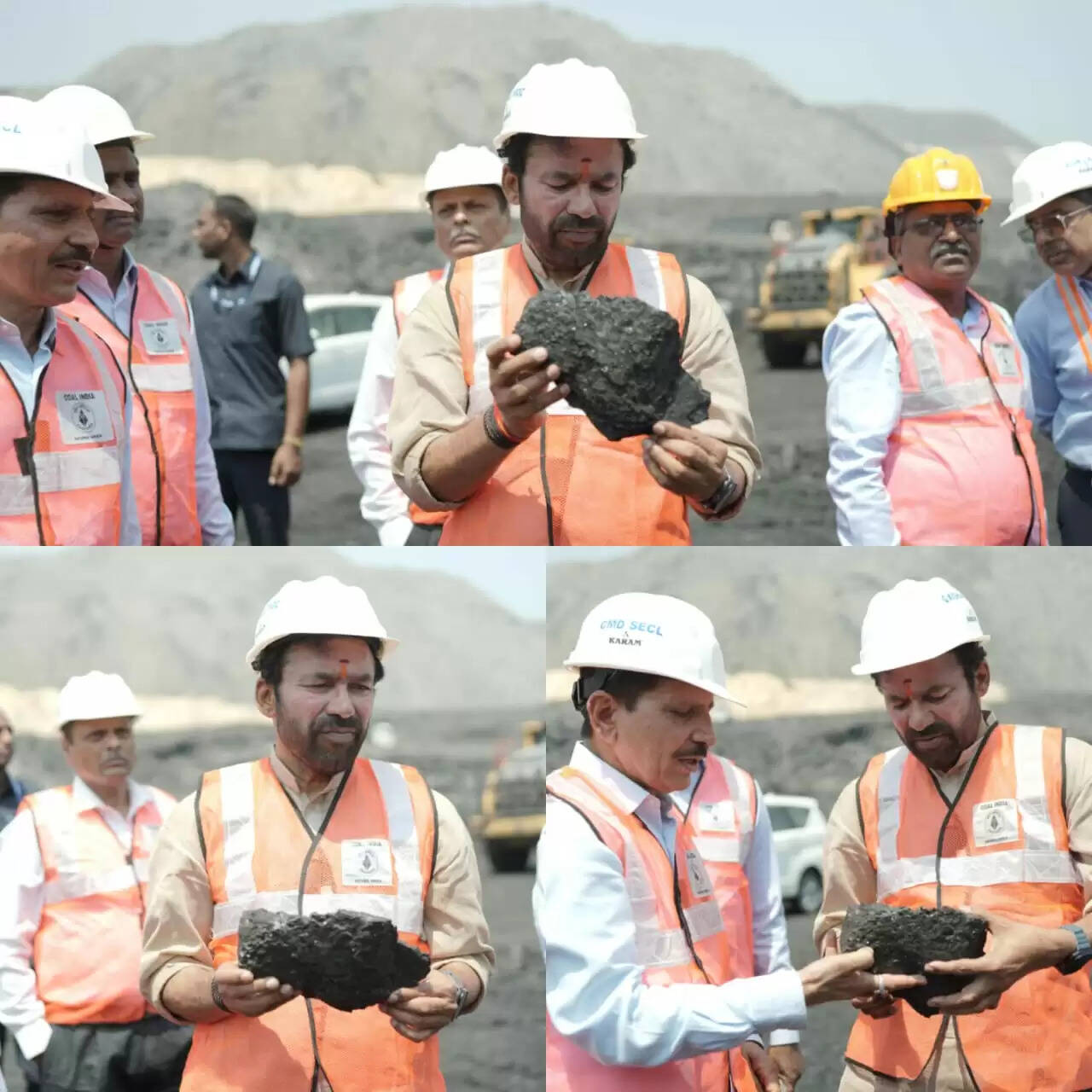 छत्तीसगढ़ में जी. किशन रेड्डी ने किया विश्व के दूसरे सबसे बड़े गेवरा कोयला खदान का निरीक्षण