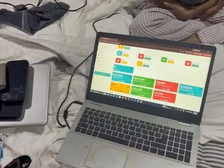 होटल के कमरे में चल रहा था ऑनलाइन जुआ-सट्टा:युवती समेत तीन गिरफ्तार
