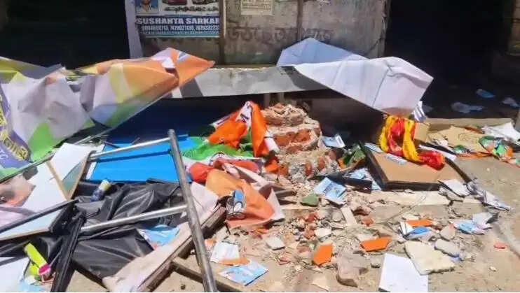 तृणमूल कांग्रेस के कार्यालय पर कब्जे का आरोप, भाजपा ने बताया साजिश