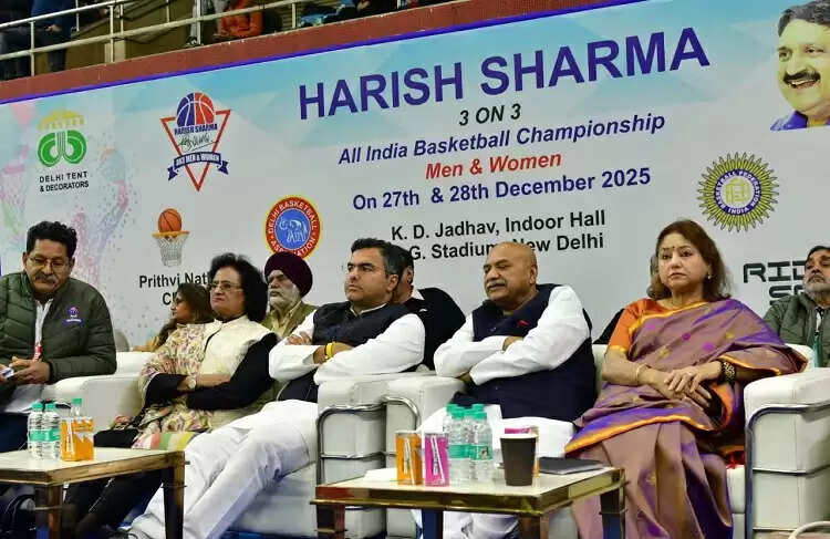 आईजी स्टेडियम में हरीश शर्मा 3x3 ऑल इंडिया बास्केटबॉल चैंपियनशिप का शुभारंभ